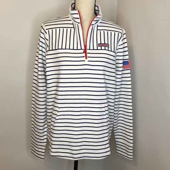 Vineyard Vines Tops - Vineyard Vines USA Mixed Stripe Relax Shep Shirt